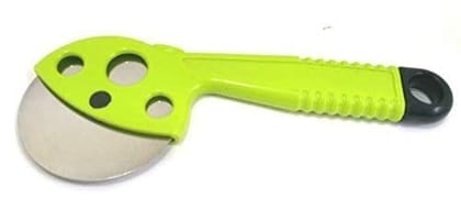 HAPPI Stainless Steel Pizza Cutter for Kitchen Deluxe Multipurpose Pizza/Burger/Sandwich/Slicer Cutter for Kitchen (Color May Vary) HAPPI Stainless Steel Pizza Cutter for Kitchen Deluxe Multipurpose Pizza/Burger/Sandwich/Slicer Cutter for Kitchen (Color May Vary)