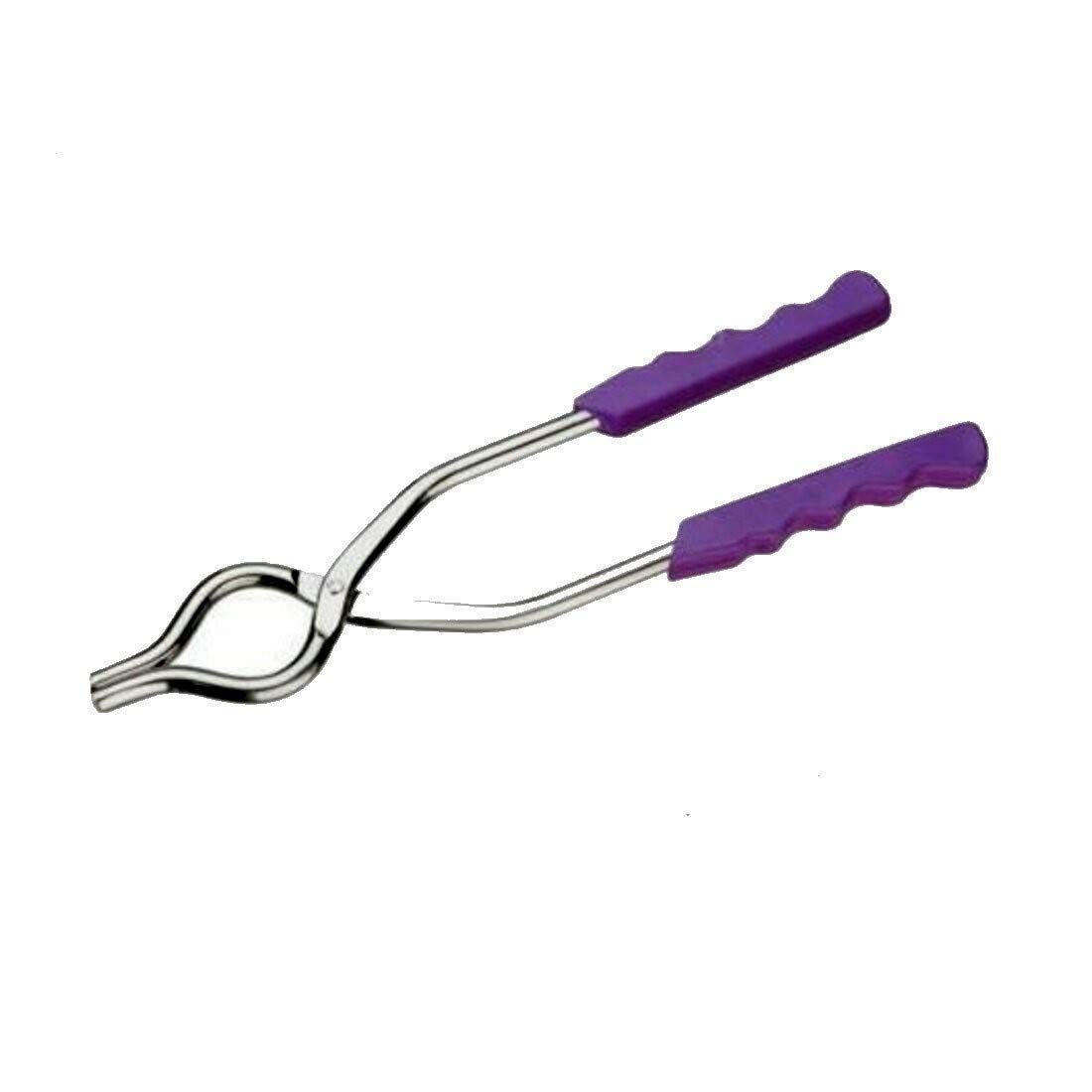 HAPPI Pincers for Kitchen sandasi/pakkad/sansi/Pincers for Cooking Steel Plastic Handle