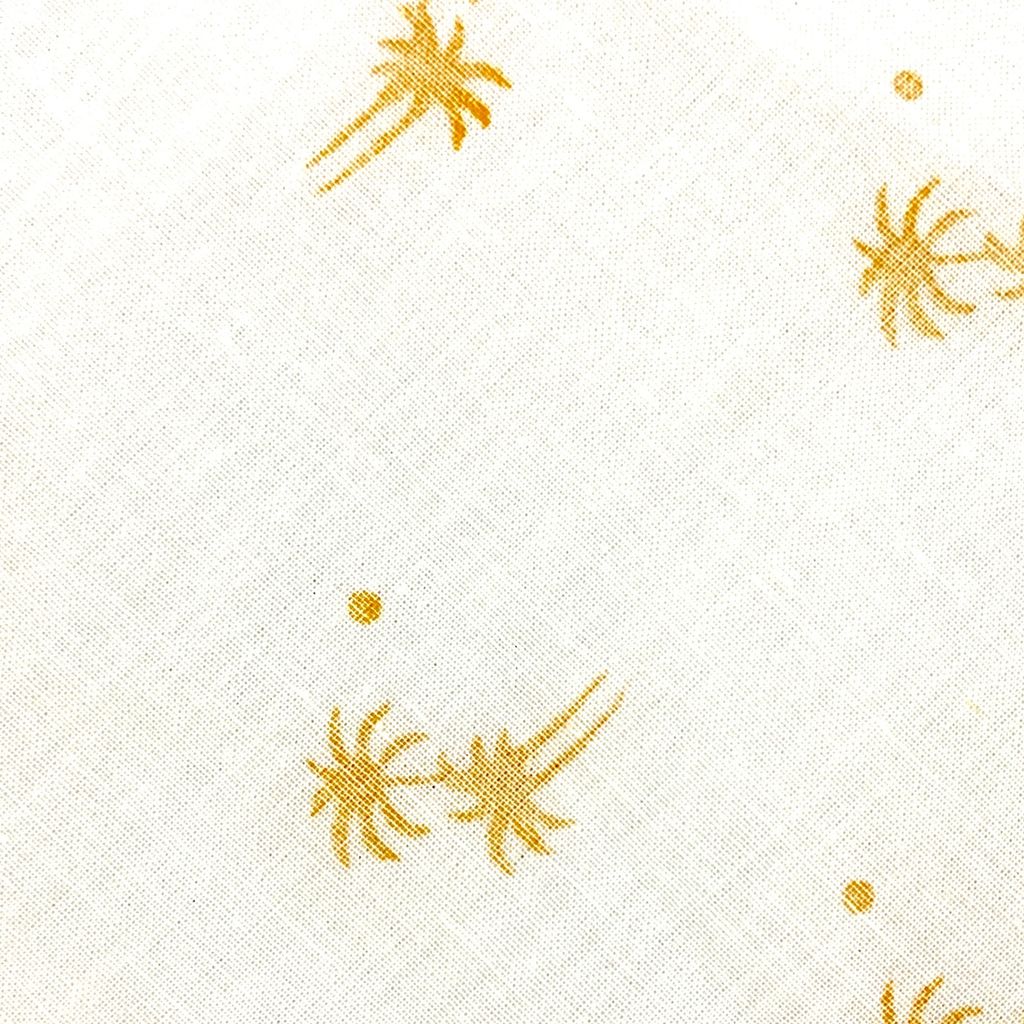 CPY013-Cotton-Tropical Whispers: White Small Palm Tree Printed Cotton Fabric 3Meters - Unstitched Fabrics | Buy online on ZillyBuy