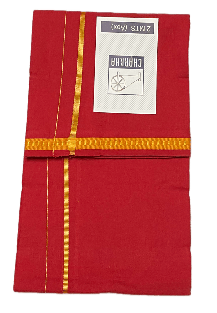 Swami Dhoti Color Pentex Pattern - Swamy Dhoti / Mundu / Dhothi - Iyappa, Muruga, Amman
