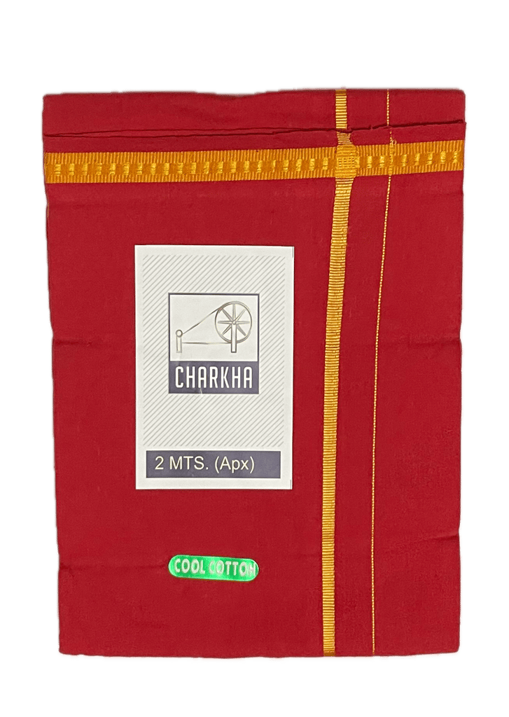 Swami Dhoti Color Pentex Pattern - Swamy Dhoti / Mundu / Dhothi - Iyappa, Muruga, Amman