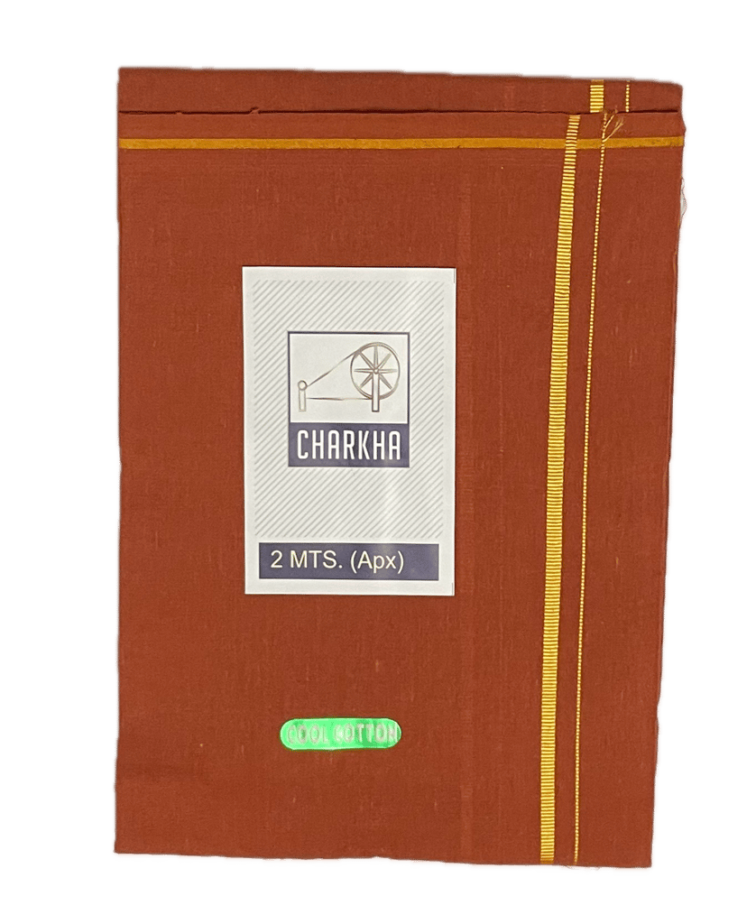 Thin Border Color Swamy Dhothies - 2 mtr. (Mundu / Dhothi / Vesti)