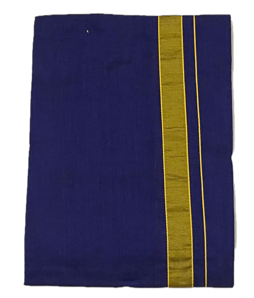 Colour Dhothies with Rich Silk Border - Cool Cotton 2mtrs - Dhoti - Mundu