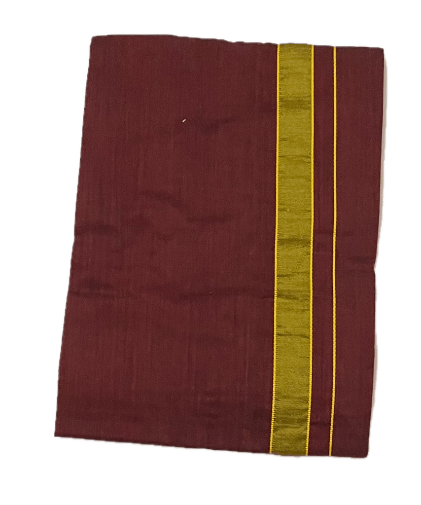 Colour Dhothies with Rich Silk Border - Cool Cotton 2mtrs - Dhoti - Mundu