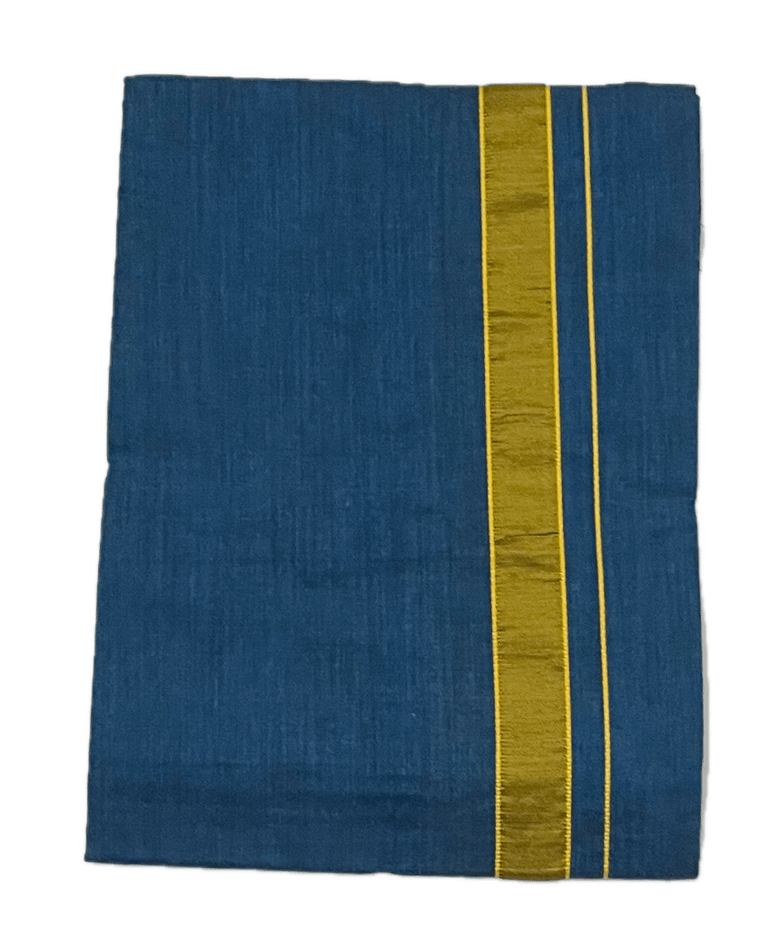 Colour Dhothies with Rich Silk Border - Cool Cotton 2mtrs - Dhoti - Mundu