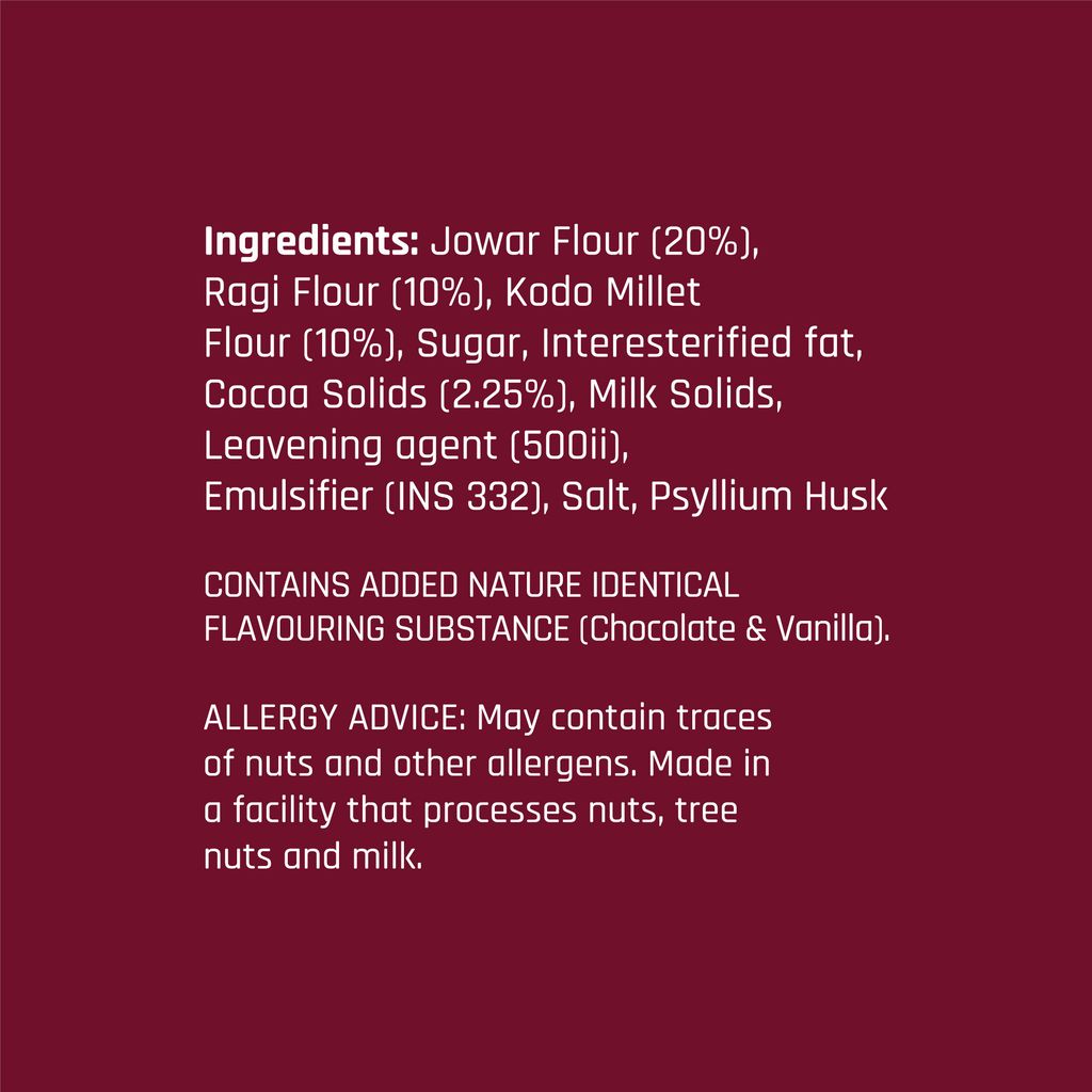 Kiru Ragi Choco Millet Cookies | Pack of 5