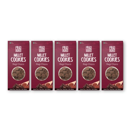 Kiru Ragi Choco Millet Cookies | Pack of 5