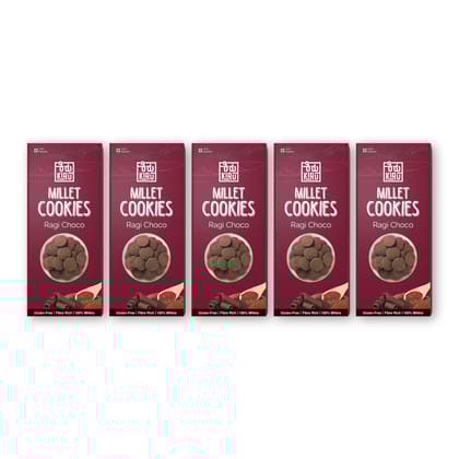 Kiru Ragi Choco Millet Cookies | Pack of 5