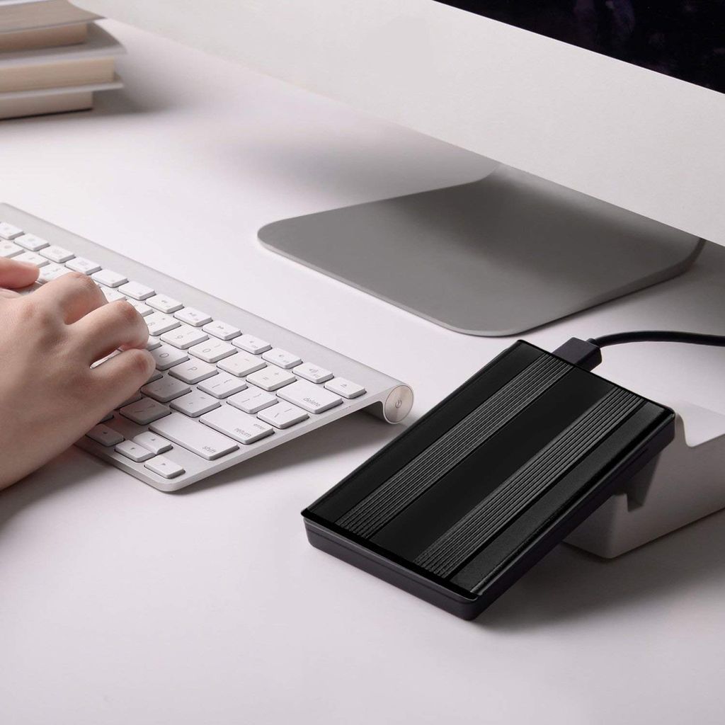 SATA 2.5 inch CASE USB 2.0 (Black) SSD/HDD Portable External Aluminum Body