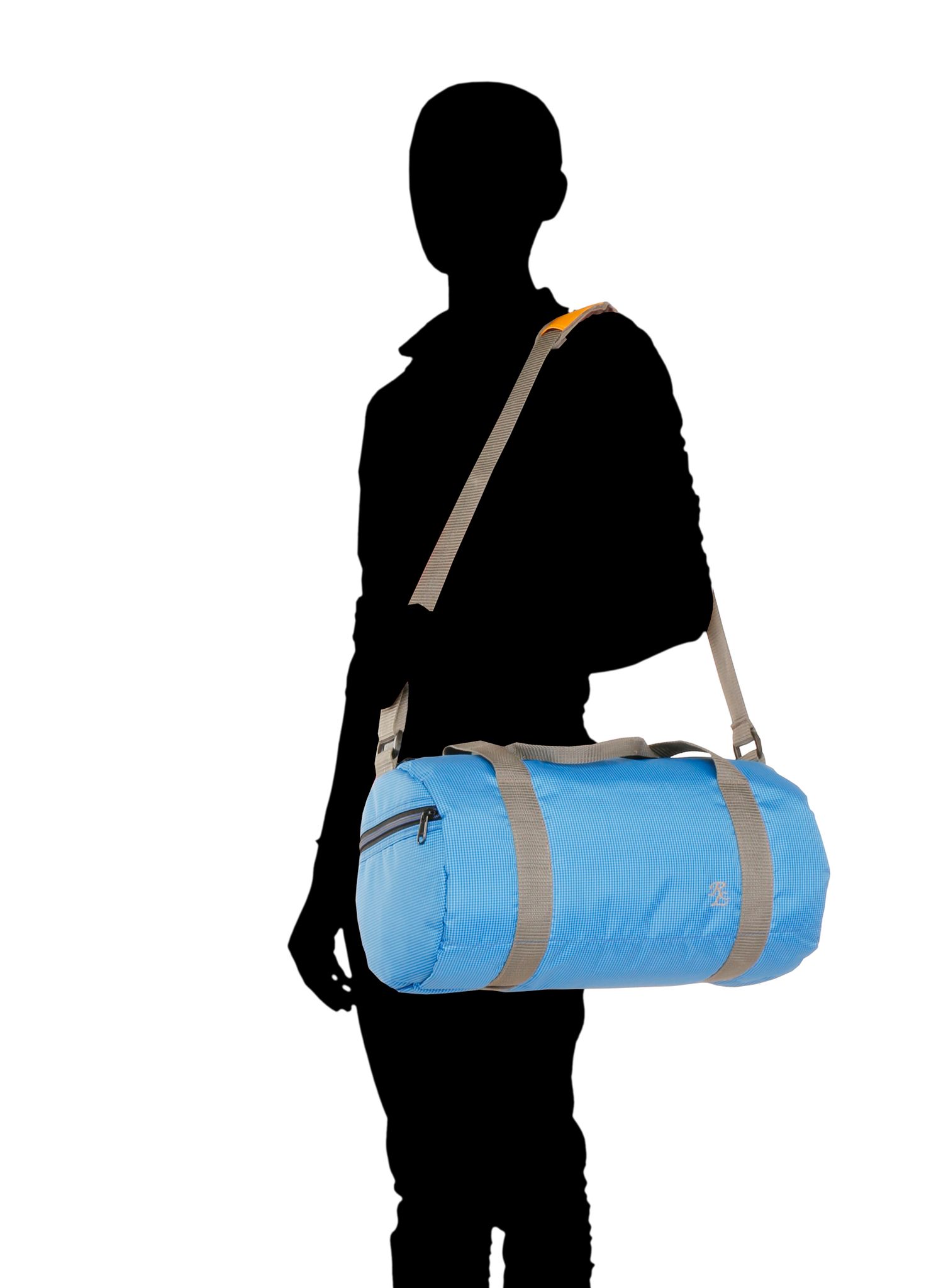 Walletsnbags Checkered Light Weight Travel Duffle Bag For Men