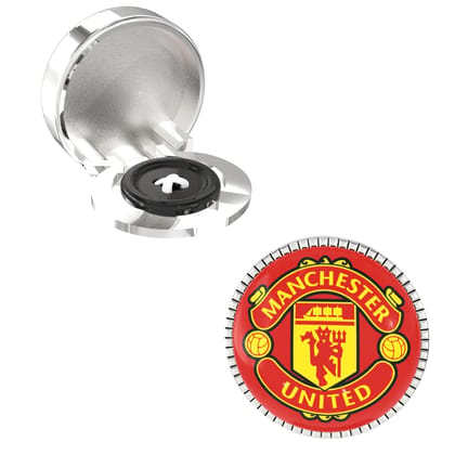 The Smart Buttons -  Shirt Button Cover Cufflinks for Men - Manchester United FC Style