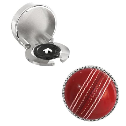 The Smart Buttons -  Shirt Button Cover Cufflinks for Men - Cricket Design Pattern