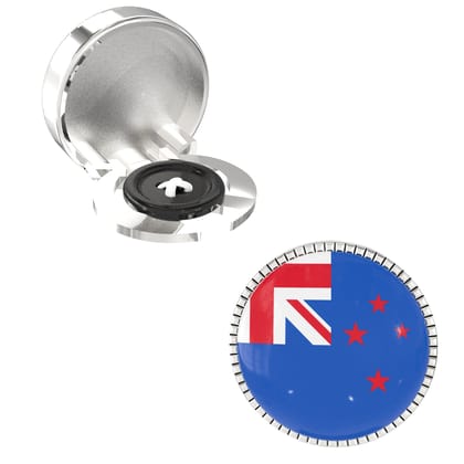 The Smart Buttons -  Shirt Button Cover Cufflinks for Men - New Zealand Flag