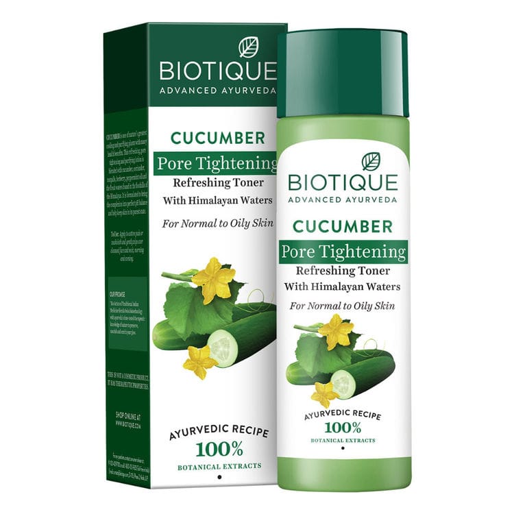 Biotique Bio Cucumber Pore Tightening Toner With Himalayan Waters (120ml)