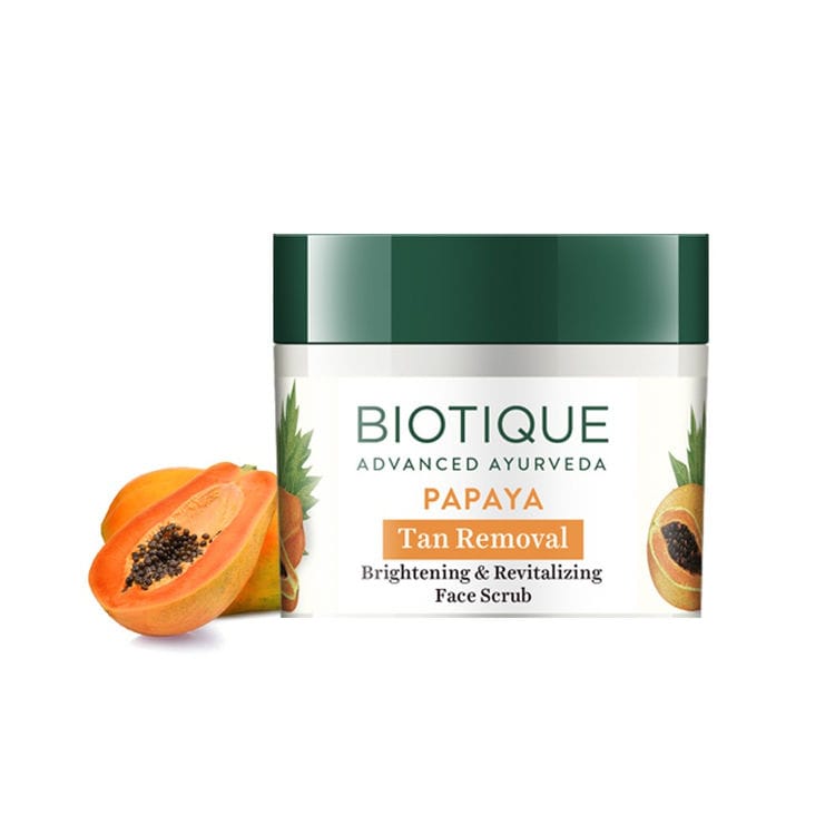 Biotique Bio Papaya Revitalizing Tan Removal Scrub (75g)