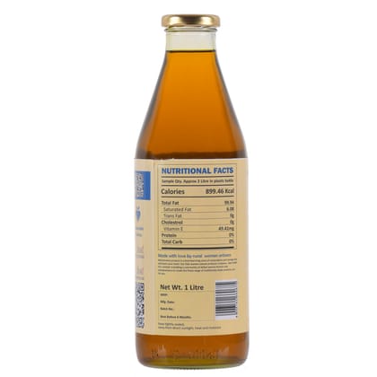 Daichi Wood Pressed Mustard Oil | Glass Bottle