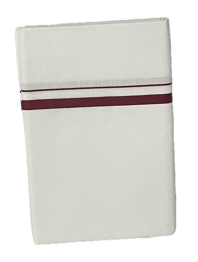 Pure White Cotton Classic border Dhothi - Mundu - Sarathi Vesti