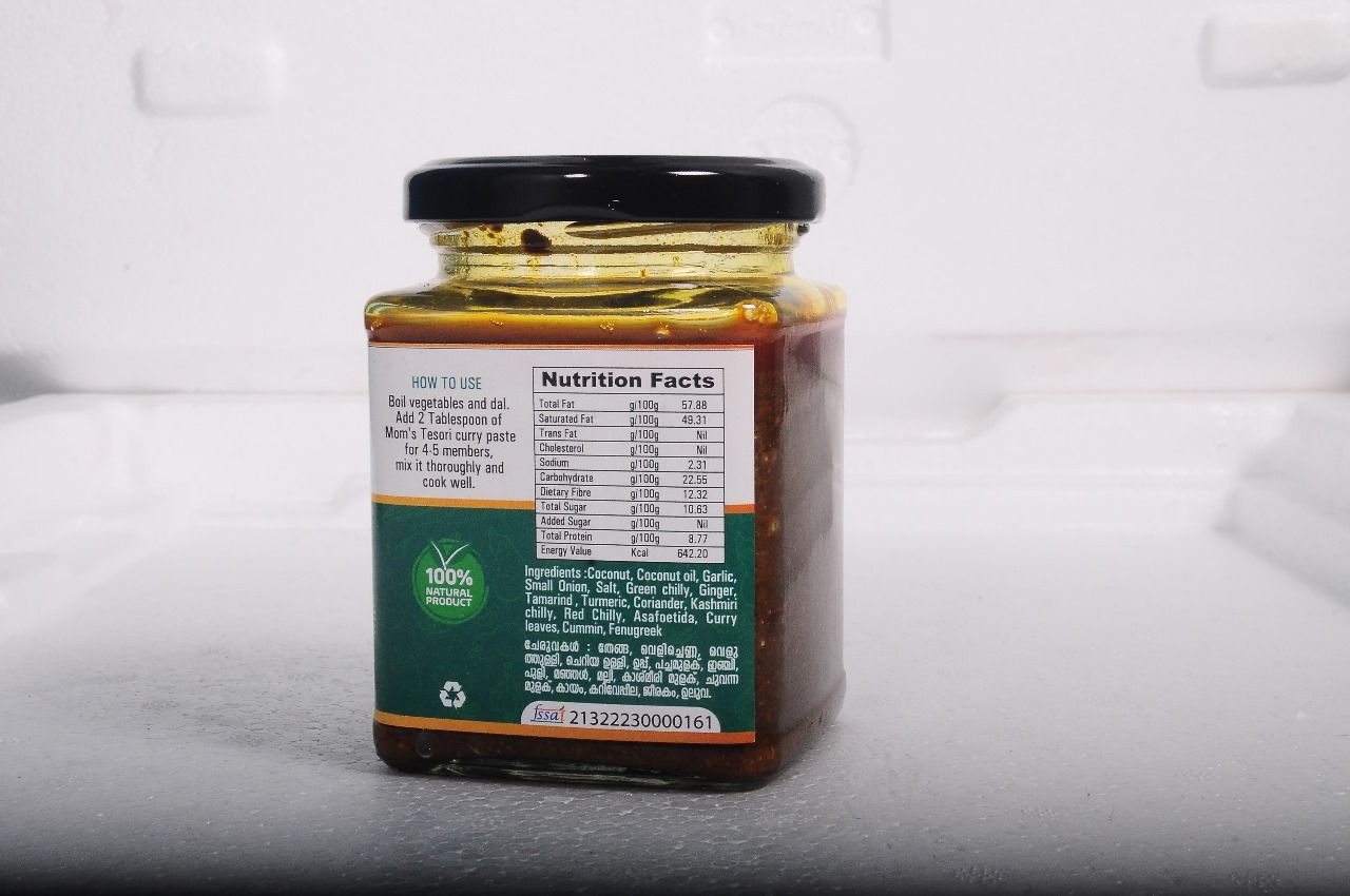 MOMS TESORI ROASTED COCONUT PASTE - SAMBAR