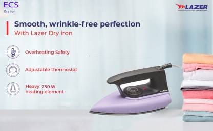 Lazer ECS 750 W Dry Iron  (LAVENDER)