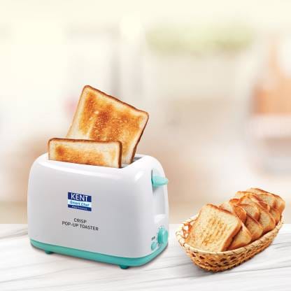 KENT Crisp Pop Up 750 W Pop Up Toaster  (Blue)