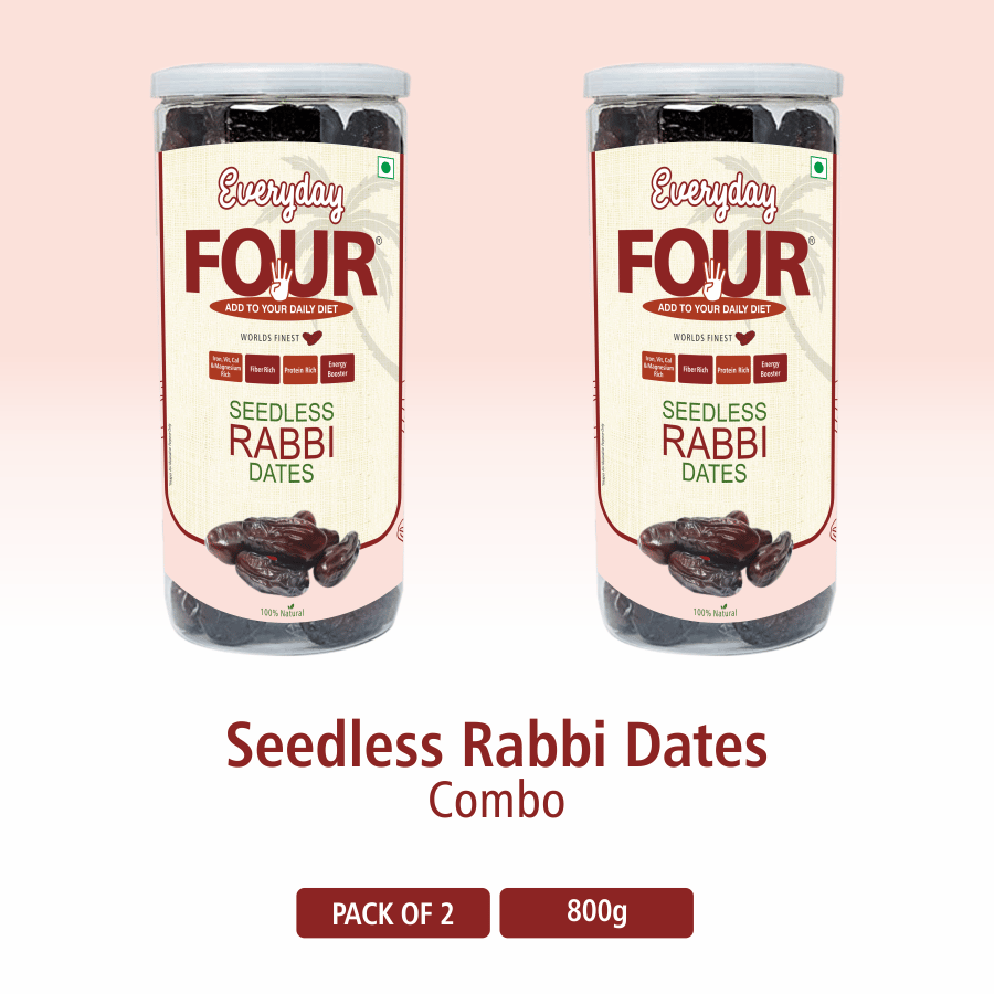 Everyday Four 800g Seedless Rabbi Dates (400g*2)