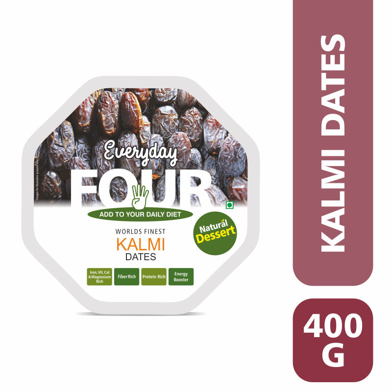 Everyday Four Kalmi Safawi Dates Khajur 400g | Worlds Finest