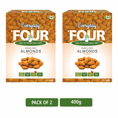Everyday Four 400g Californian Almonds Badam | 200g*2
