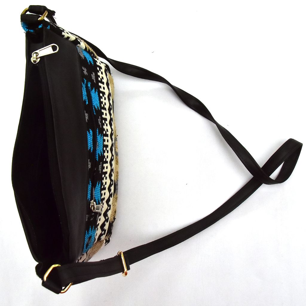 TVMM01- Blue, Black and White bag