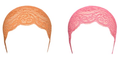 Girls and Womens Hijab Cap Hijab Headband, Under Hijab Scarf Orange and Pink Naqab Head Scarf (2 pcs) Girls and Womens Hijab Cap Hijab Headband, Under Hijab Scarf Orange and Pink Naqab Head Scarf (2 pcs)
