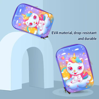 SHANAYA 3D Unicorn Pencil Pouch Pencil Case Pencil Box Assorted Colors SHANAYA 3D Unicorn Pencil Pouch Pencil Case Pencil Box Assorted Colors