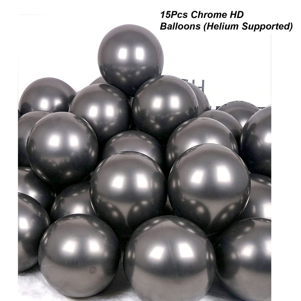 SHANAYA Black Gold Happy Birthday Party Decorations Set Confetti Balloons With Banner Crown Balloons Champagne Mug Foil Balloon Chrome Gold Black Balloons For Men Women Birthday Party Supplies 46Pcs