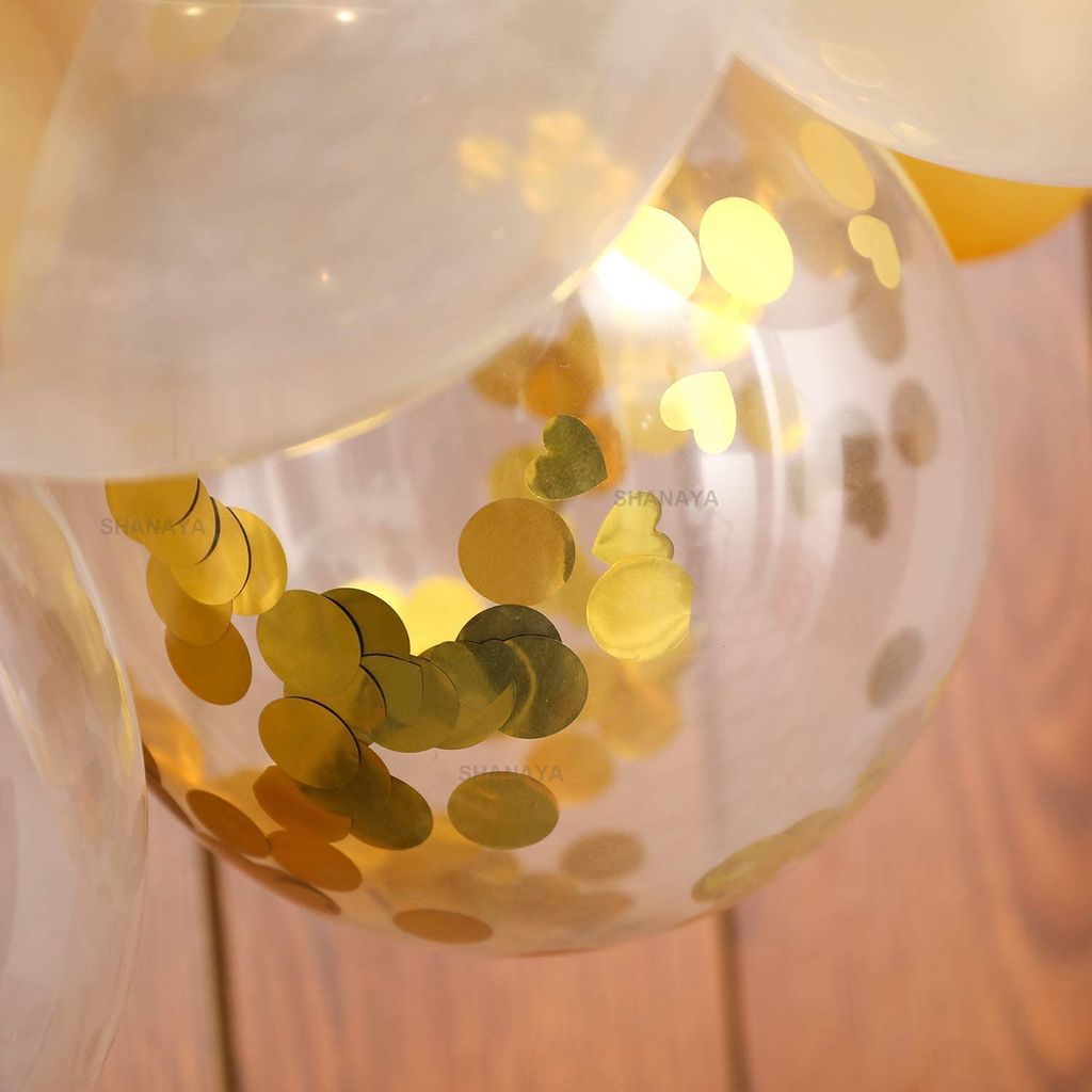 SHANAYA 53 Pcs Champagne Bottle Balloon Kit, 1Pcs 40" Champagne Bottle Foil Balloon & 50Pcs Assorted Metallic Confetti Balloons Ideal for Wedding Birthday Bachelorette Bridal Shower Party Decorations