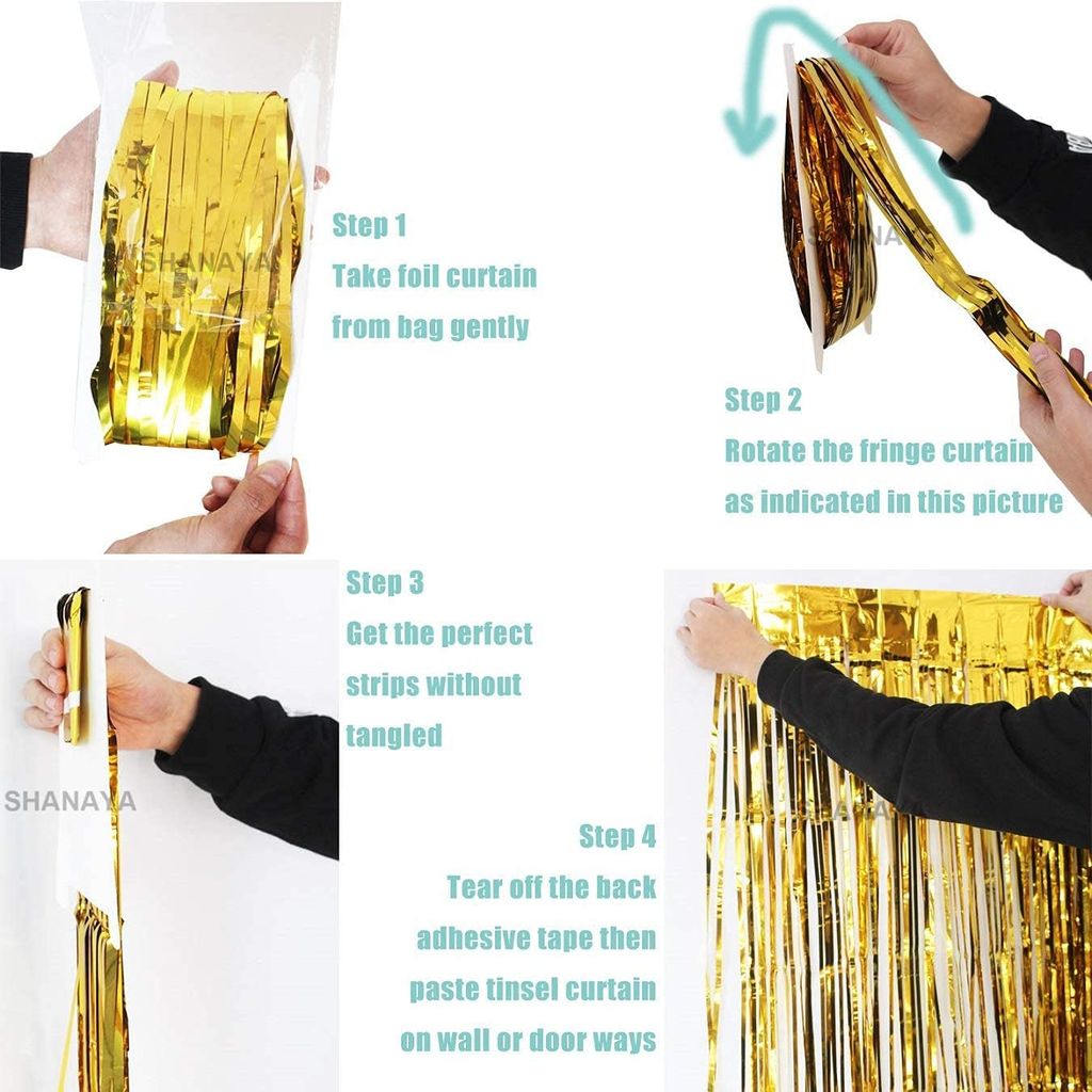 SHANAYA Happy Birthday Red And Gold Decorations For Girls Boys Husband Wife Combo Items Kit -62Pcs Set