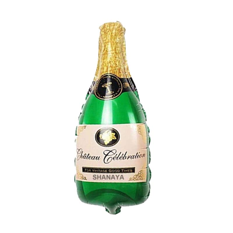 SHANAYA 2Pcs Green Champagne Bottle Balloons For Party Birthday Wedding Baby Shower Engagement Indoor Outdoor Occasions Party Decoration Supplies 39Inchs - Toys and Games | Buy online on ZillyBuy