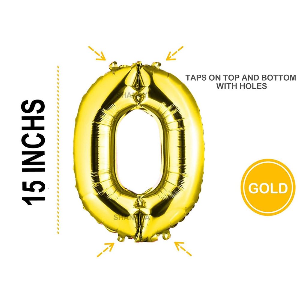 SHANAYA Baby Shower Foil Balloons Set Of 10 Letters For Baby Shower Decoration Party With Gluedot (Gold)