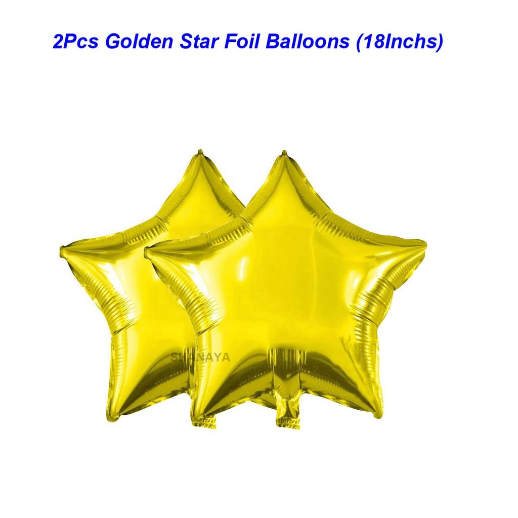 SHANAYA Blue Coloured Birthday Foil Balloons For Decoration |Foil Balloons For Birthday Decoration For Girls Boys Husband Wife - 5Pcs Happy Birthday Printed Round Foil Balloons