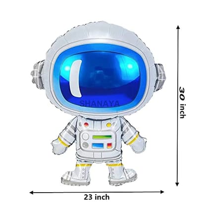 SHANAYA Foil Balloons For Girls Boys For Birthday Parties Decoration Space Theme - 5 Pieces
