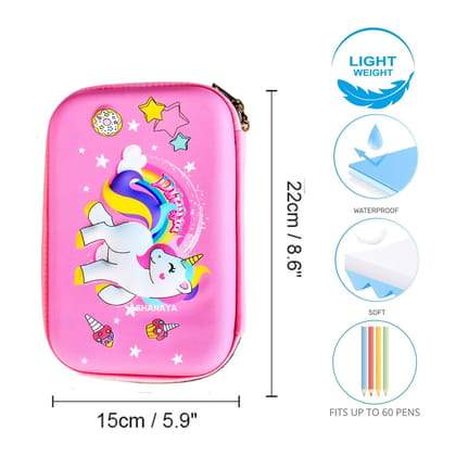 SHANAYA 3D Unicorn Horse Pencil Pouch Pencil Case Pencil Box (Random Color) SHANAYA 3D Unicorn Horse Pencil Pouch Pencil Case Pencil Box (Random Color)