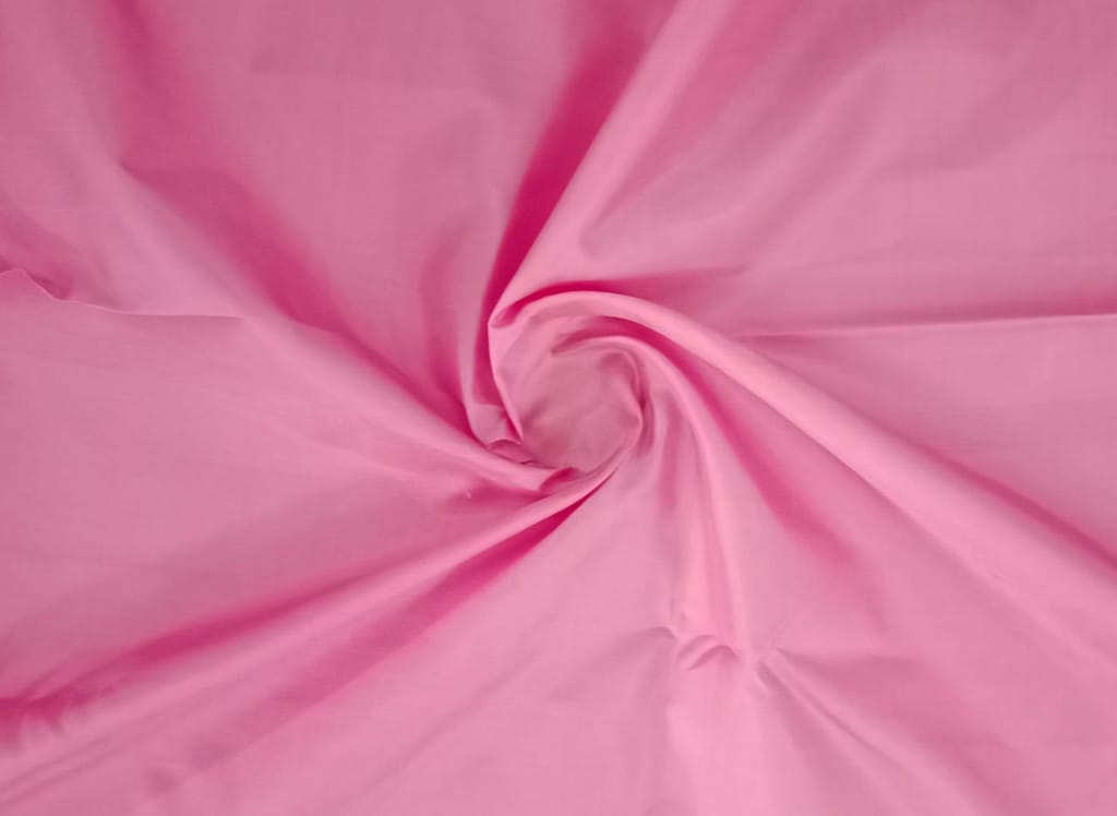 NVHSFBP24-Rose pink Handloom Silk Fabric 4 Meters - Unstitched Fabrics | Buy online on ZillyBuy