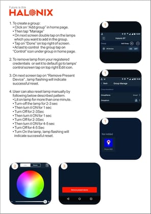 Halonix Prime Bluetooth Base B22D 10 Watt smart led bulb (16 Million Colors + Warm White/Neutral White/White)