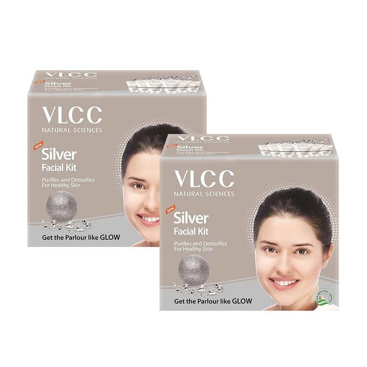 VLCC Silver Single Facial Kit ( 60 gm each) Pack of 2