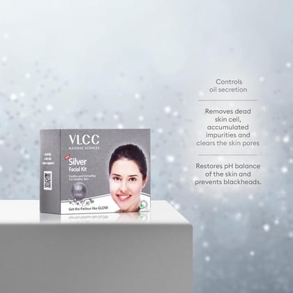 VLCC Silver Single Facial Kit ( 60 gm each) Pack of 2