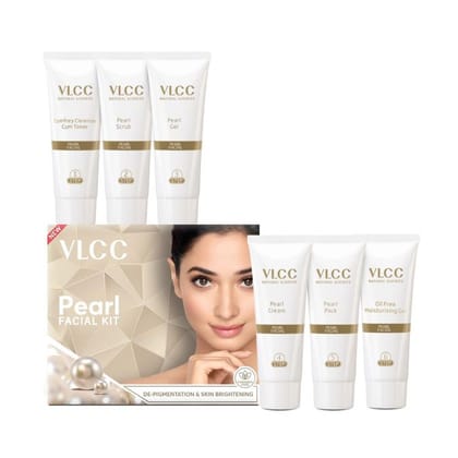 VLCC Pearl Facial Kit for Luminous Skin and A Fairer Complexion (60gm)