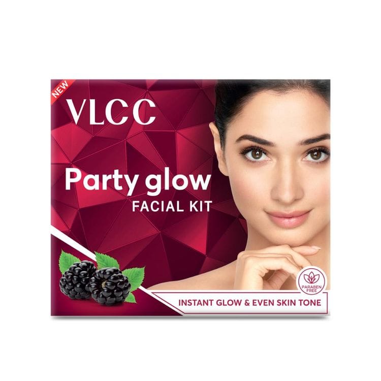 VLCC Party Glow Facial Kit for Instant Glow (60gm)