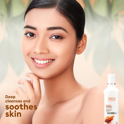 VLCC Rose Water Toner & Sandal Cleansing Milk Combo