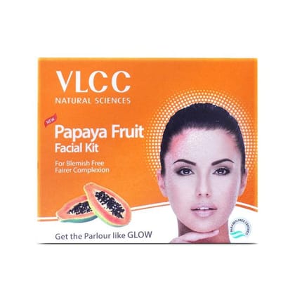 VLCC Papaya Fruit Single Facial Kit (60 gm each) Pack of 2