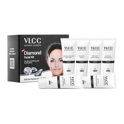 VLCC Diamond Single Facial Kit (60 gm each) Pack of 2