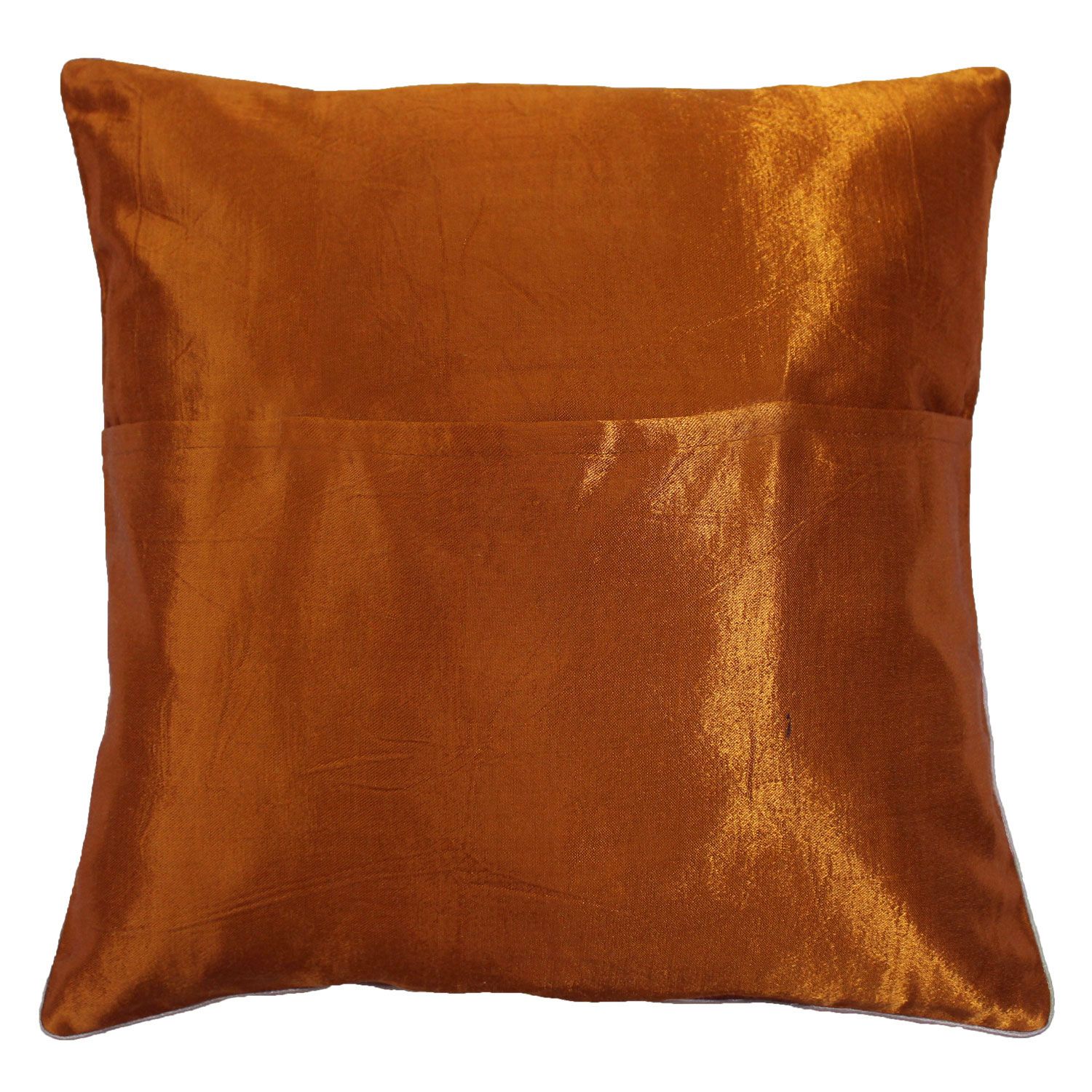 Garvi Gurjari (A Gujarat Govt Enterprise Hand Embroidered Mashru Cushion Cover(GGCMCV06)