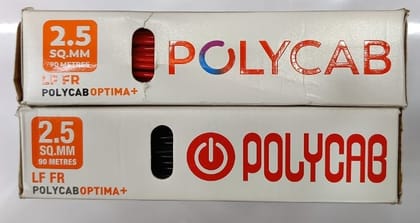 POLYCAB 2.5MM FLAME RETARDENT LEAD FREE 90MTR LENGTH COPPER CABLE OPTIMA+