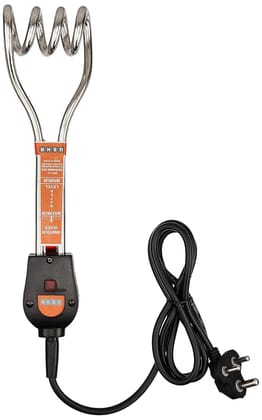 Usha Immersion Water Heater (2410) 1000-Watt with Shock Protection
